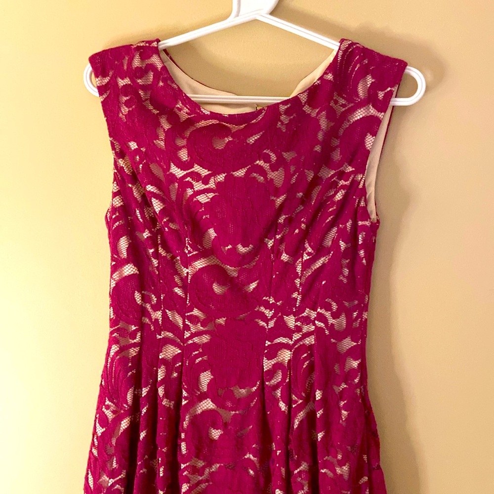 Deep pink Vince Camutp sleeveless dress